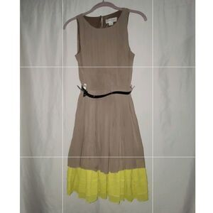 Jessica Simpson Sleeveless Dress With Belt